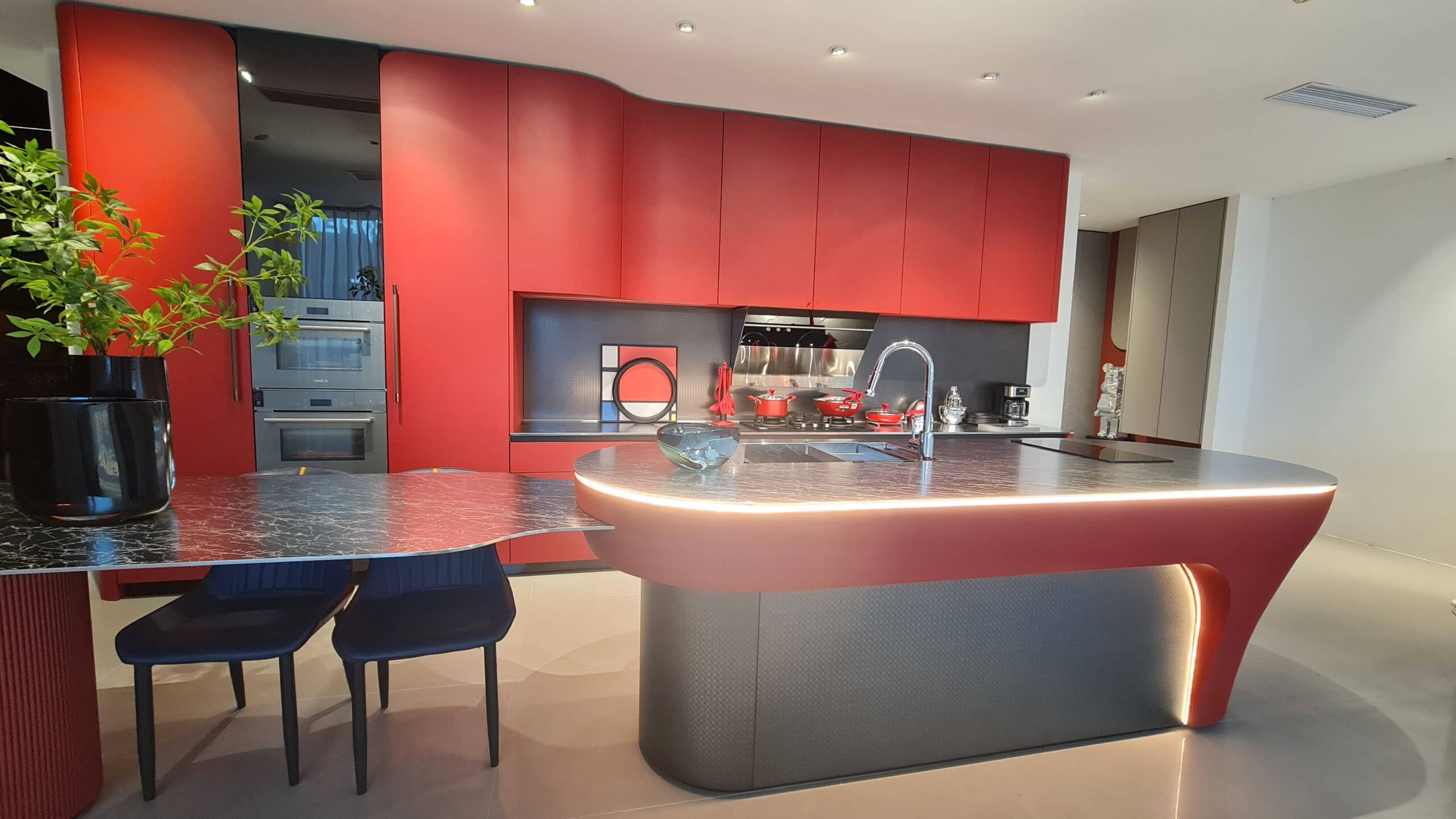 Stainless steel kitchens